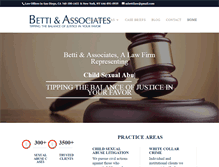 Tablet Screenshot of bettiandassociates.com